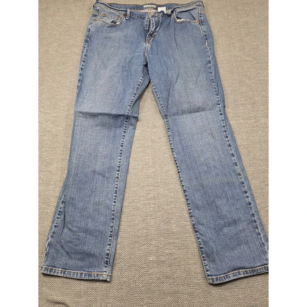 Levis‎ 505 Straight Leg Jeans Mens 16M Medium Wash Blue Denim 16 M 505-0217